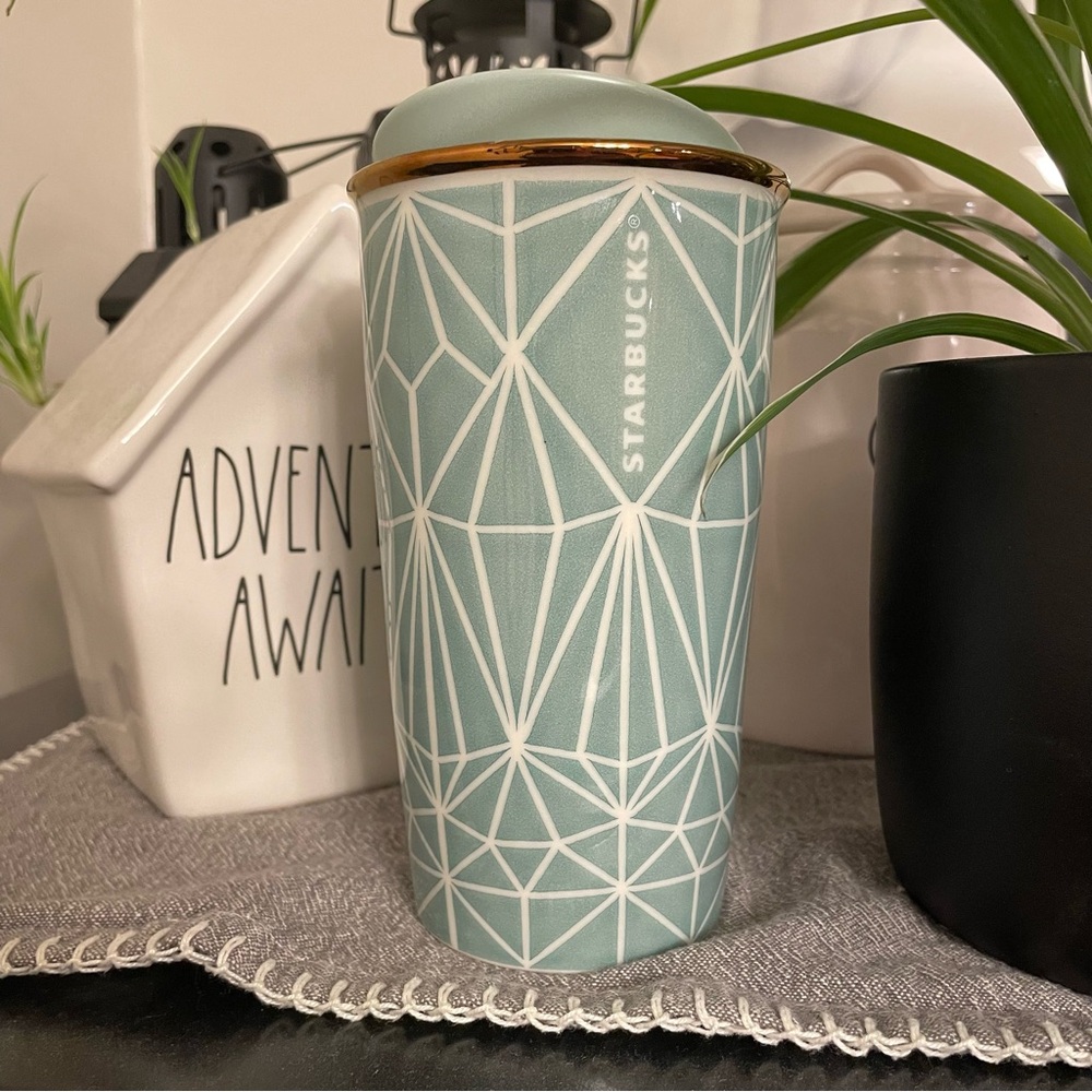 Starbucks Geometric Ceramic travel mug